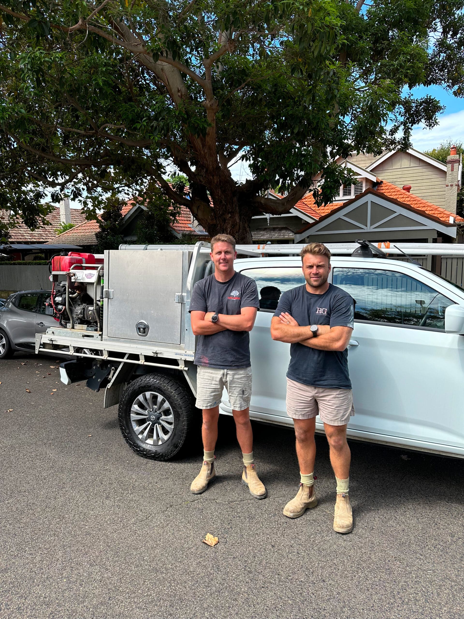 R&G Plumbing service vehicle and equipment